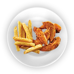 Kids 3 Pcs Chicken Strips Meal 